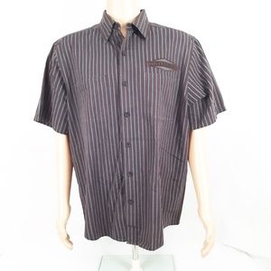 Harley Davidson Men Size XL Striped Shirt